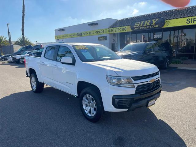 2021 Chevrolet Colorado 4WD Crew Cab Short Box LT for sale in San Diego, CA