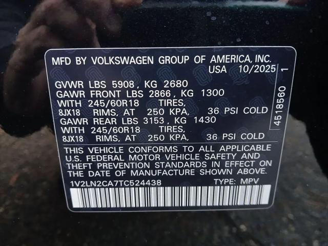2026 Volkswagen Atlas SE