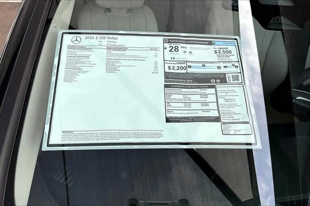 2026 Mercedes-Benz E 350 E 350