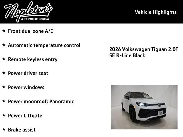 2026 Volkswagen Tiguan SE R-Line Black