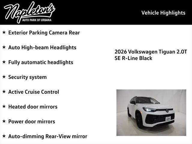2026 Volkswagen Tiguan SE R-Line Black