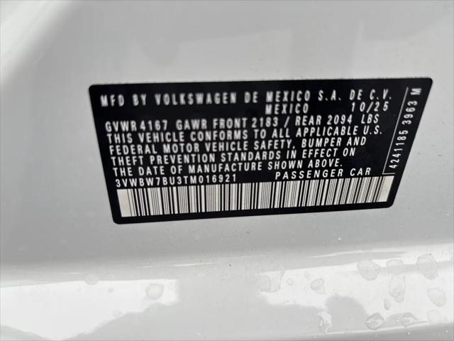 2026 Volkswagen Jetta Sport