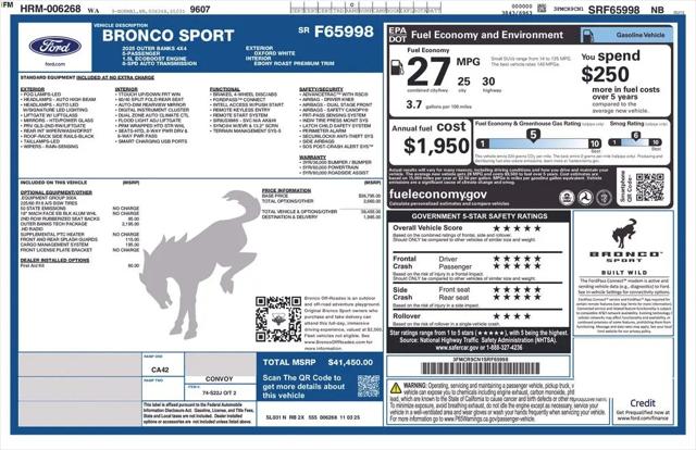 2025 Ford Bronco Sport Outer Banks