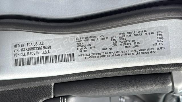 2025 Jeep Grand Cherokee L Limited 4x4