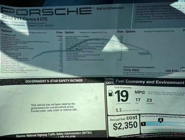 2022 Porsche 911 Carrera GTS
