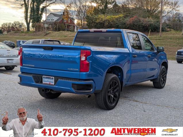2022 Chevrolet Silverado 1500 4WD Crew Cab Short Bed Custom 2022 Chevrolet Silverado 1500 4WD Crew Cab Short Bed Custom