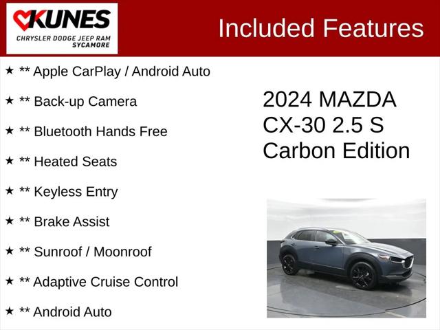 2024 Mazda CX-30 2.5 S Carbon Edition 2024 Mazda CX-30 2.5 S Carbon Edition