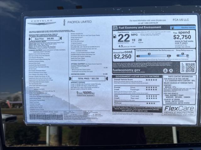 2026 Chrysler Pacifica Limited