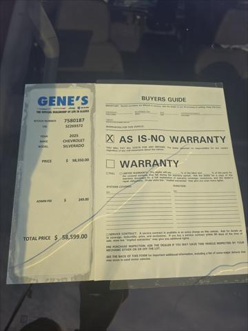 2025 Chevrolet Silverado 1500 4WD Crew Cab Short Bed RST 2025 Chevrolet Silverado 1500 4WD Crew Cab Short Bed RST