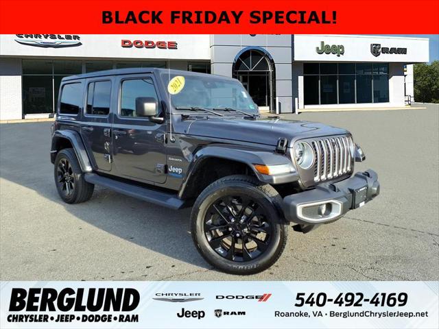 2021 Jeep Wrangler 4xe Unlimited Sahara 4x4 2021 Jeep Wrangler 4xe Unlimited Sahara 4x4