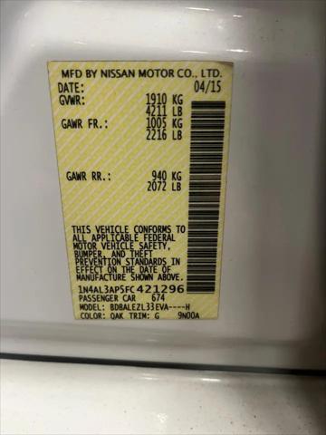 2015 Nissan Altima 2.5 S
