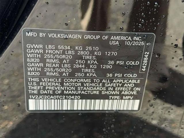 2026 Volkswagen Atlas Cross Sport SE with Technology