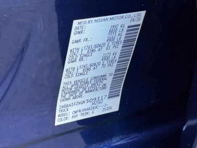 2016 Nissan Titan XD SL Diesel