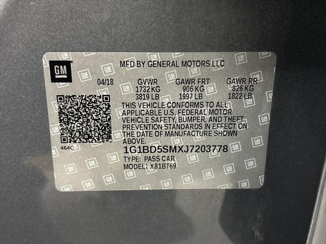 2018 Chevrolet Cruze LT