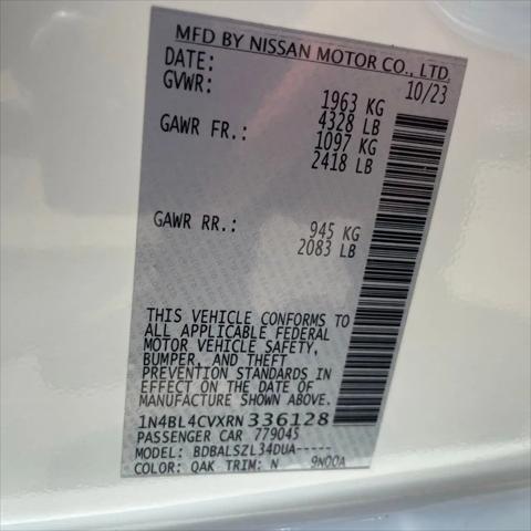 2024 Nissan Altima SR FWD