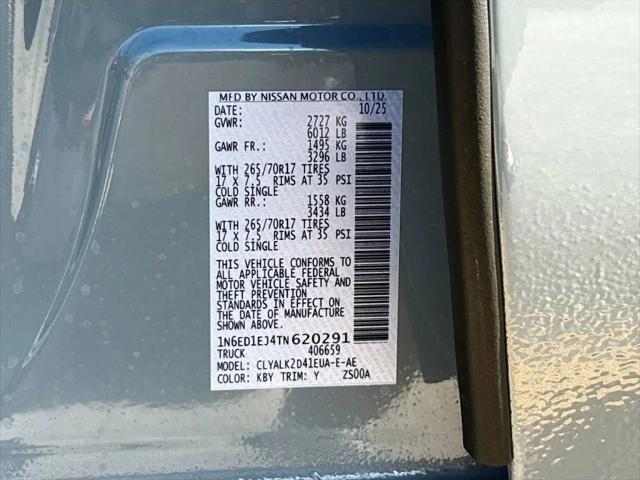 2026 Nissan Frontier Crew Cab PRO-X 4x2