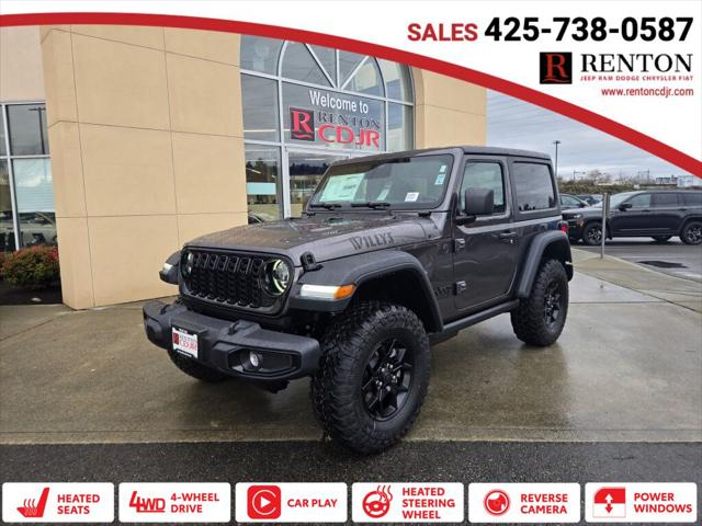2026 Jeep Wrangler 2-Door Willys 4x4 for sale in Renton, WA