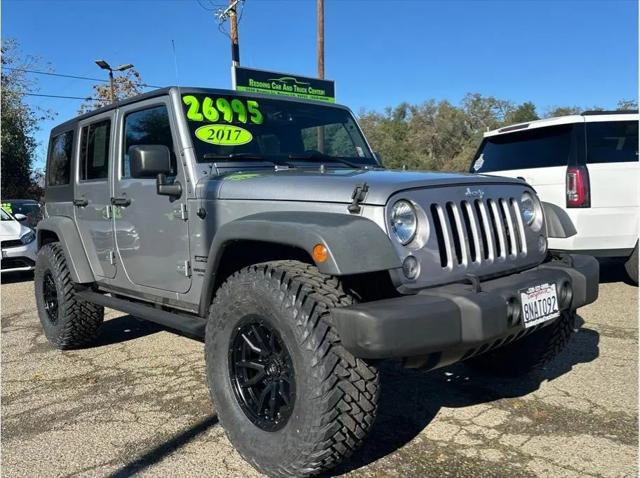 2017 Jeep Wrangler Unlimited Sport 4x4 for sale in Redding, CA