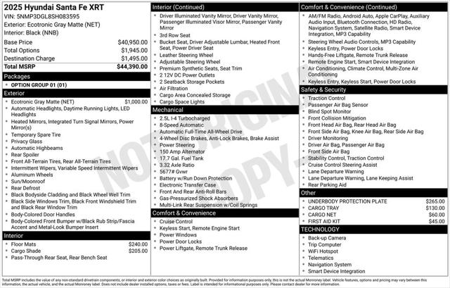 2025 Hyundai Santa Fe XRT 2025 Hyundai Santa Fe XRT