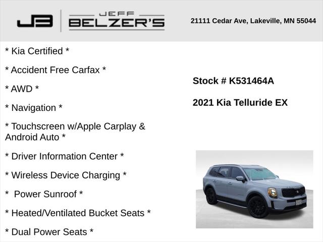 2021 Kia Telluride EX 2021 Kia Telluride EX