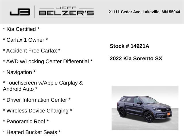 2022 Kia Sorento SX