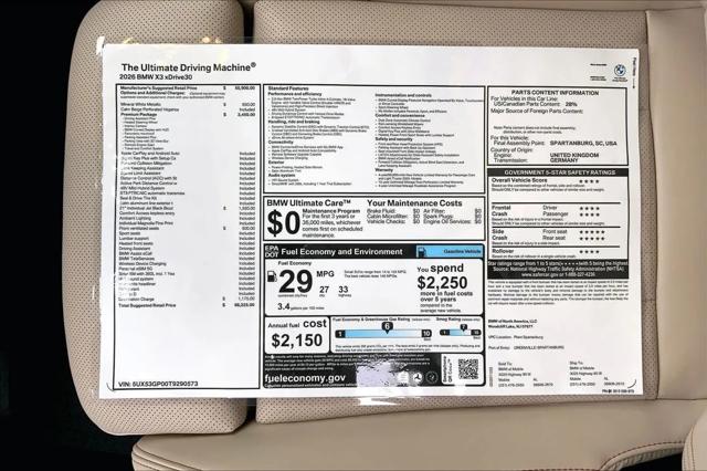 2026 BMW X3 30 xDrive