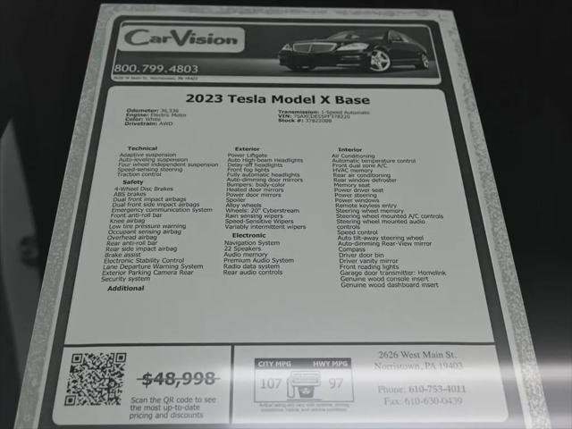 2023 Tesla Model X Standard Range