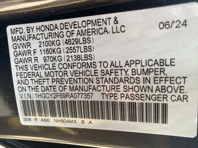 2024 Honda Accord Hybrid EX-L
