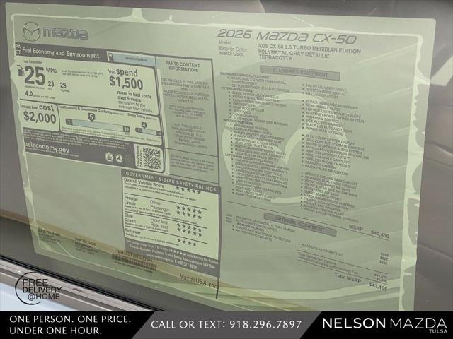 2026 Mazda CX-50 2.5 Turbo Meridian Edition