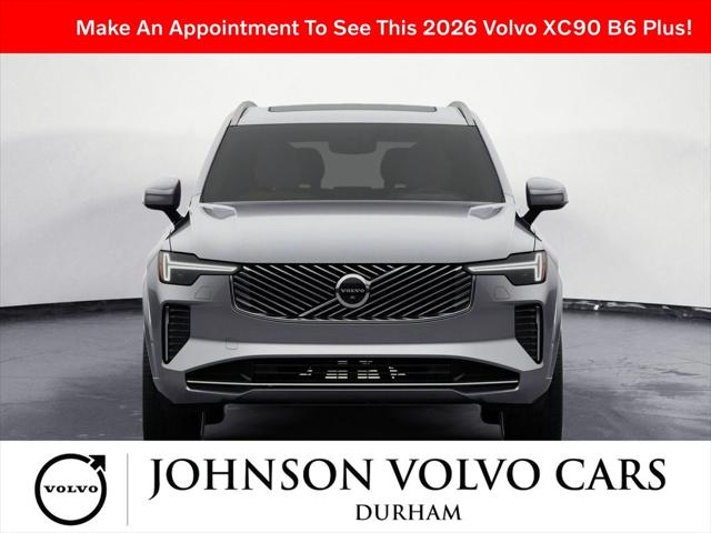 2026 Volvo XC90 Plus, B6 AWD Gas mild hybrid, Gasoline, Bright, 7 Seats