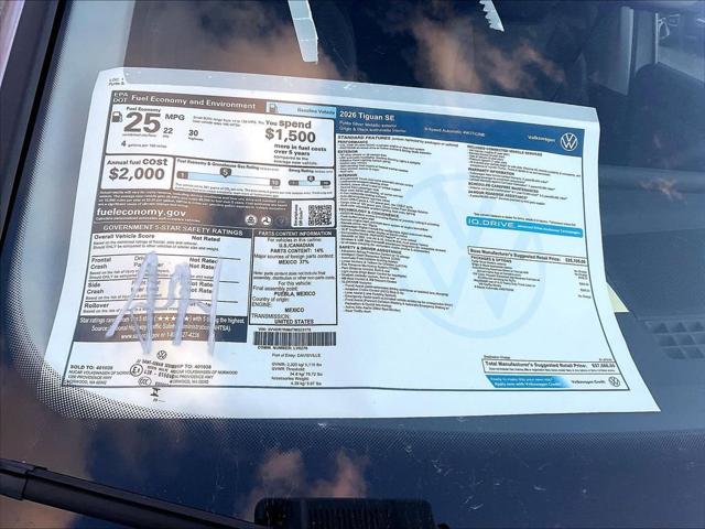 2026 Volkswagen Tiguan SE