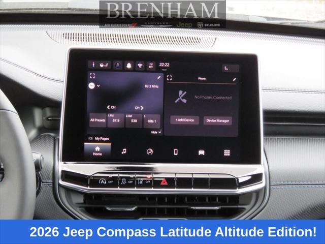 2026 Jeep Compass Latitude Altitude