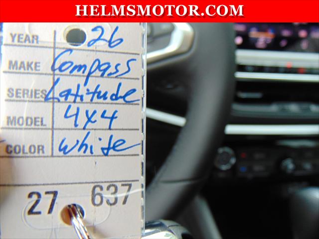 2026 Jeep Compass COMPASS LATITUDE ALTITUDE 4X4 2026 Jeep Compass COMPASS LATITUDE ALTITUDE 4X4