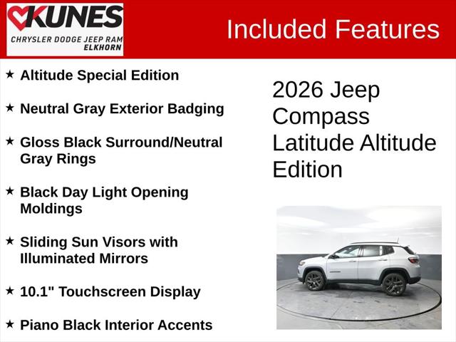 2026 Jeep Compass COMPASS LATITUDE ALTITUDE 4X4
