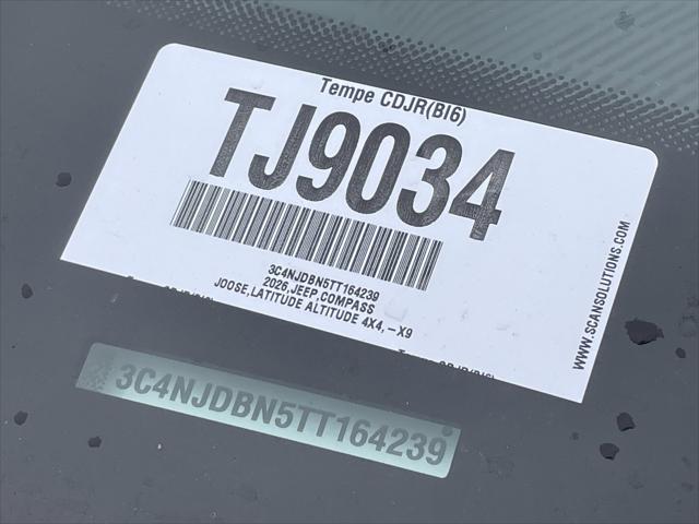 2026 Jeep Compass Latitude Altitude
