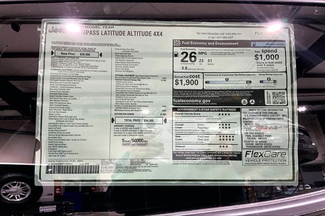 2026 Jeep Compass Latitude Altitude