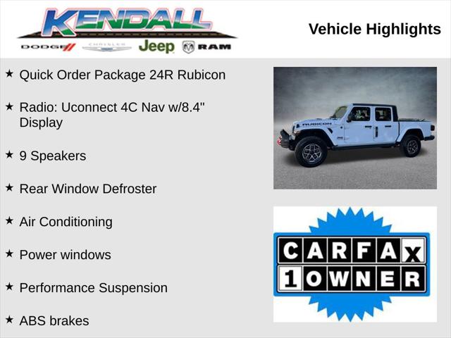 2023 Jeep Gladiator Rubicon 4x4