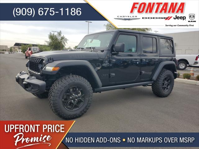 2025 Jeep Wrangler WRANGLER 4-DOOR WILLYS 2025 Jeep Wrangler WRANGLER 4-DOOR WILLYS