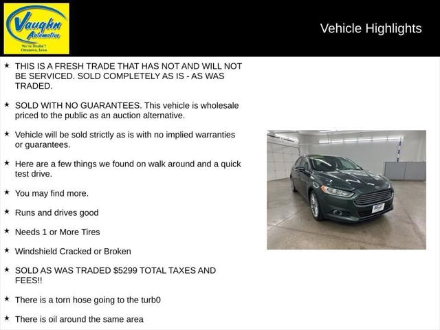 2015 Ford Fusion SE 2015 Ford Fusion SE