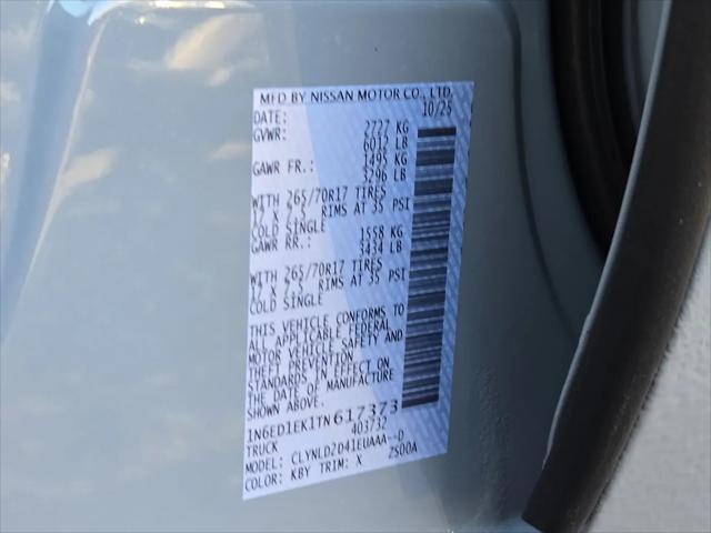 2026 Nissan Frontier Crew Cab PRO-4X 4x4
