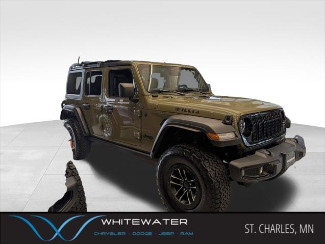 2026 Jeep Wrangler 4-Door Willys 4x4 for sale in St Charles, MN