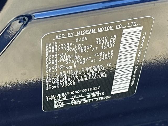 2026 Nissan Armada Platinum Reserve