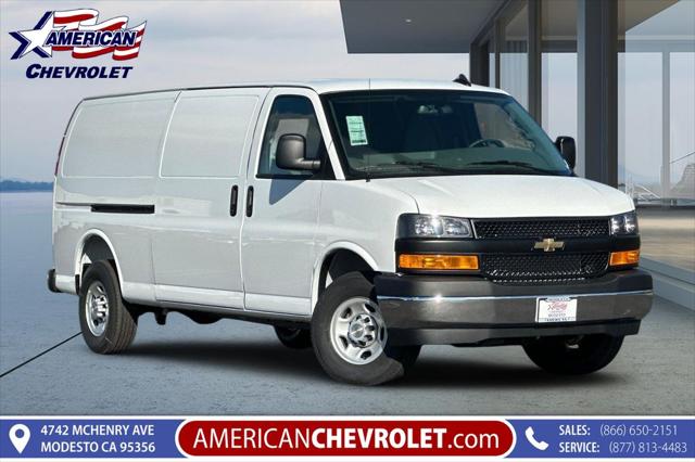 2025 Chevrolet Express Cargo Van RWD 3500 Extended Wheelbase WT for sale in Modesto, CA