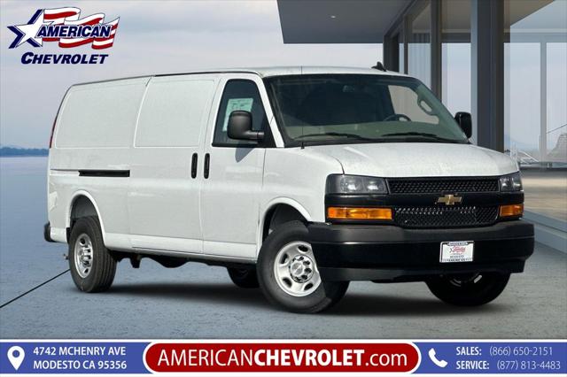 2025 Chevrolet Express Cargo Van RWD 3500 Extended Wheelbase WT for sale in Modesto, CA