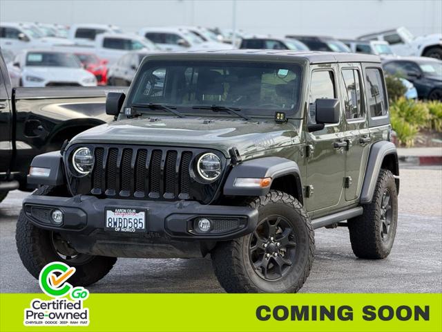 2021 Jeep Wrangler Unlimited Willys 4x4 2021 Jeep Wrangler Unlimited Willys 4x4