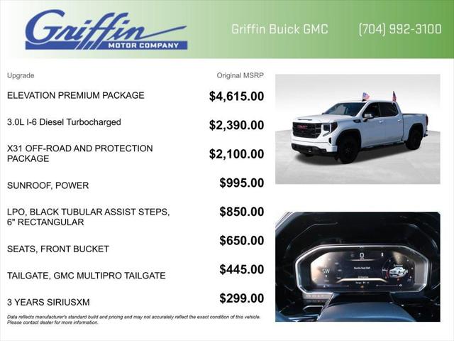 2026 GMC Sierra 1500 Crew Cab, Short Bed, Elevation, 4WD