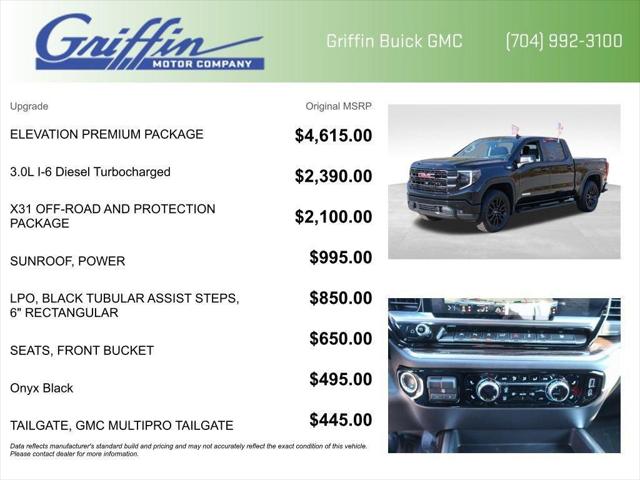 2026 GMC Sierra 1500 Crew Cab, Short Bed, Elevation, 4WD