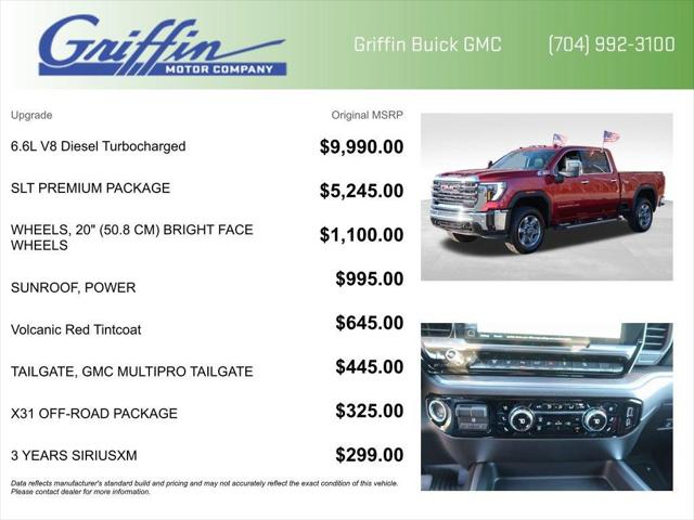 2026 GMC Sierra 2500HD Crew Cab, Standard Bed, SLT, 4WD