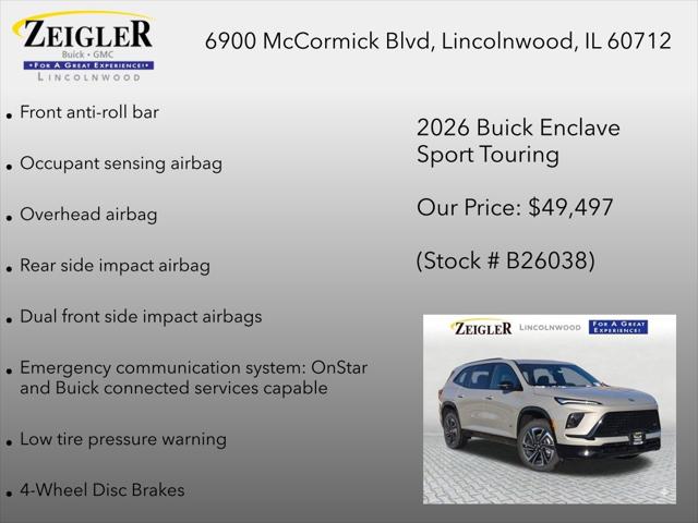 2026 Buick Enclave Sport Touring