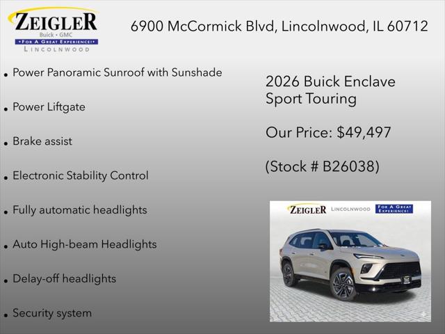 2026 Buick Enclave Sport Touring